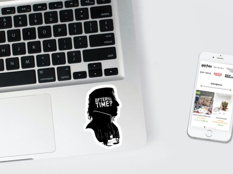 Harry Potter After All This Time 3 stiker za laptop