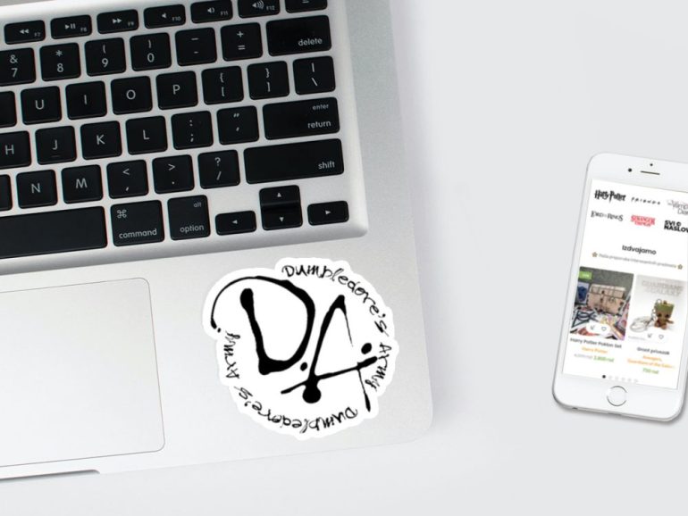 Harry Potter DA 3 stiker za laptop