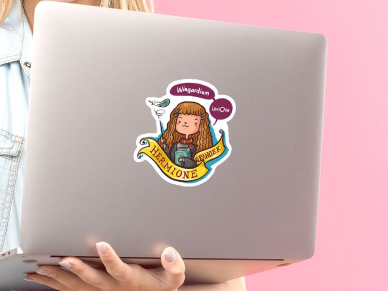Harry Potter Leviosa 1 stiker za laptop