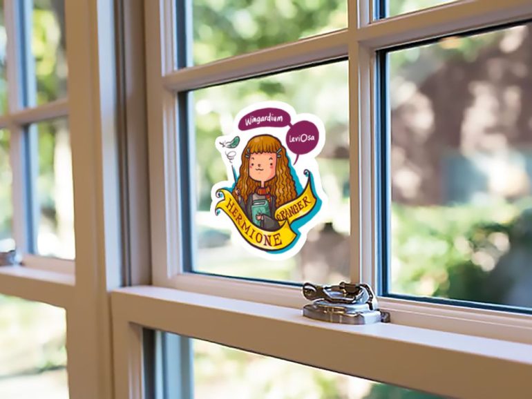 Harry Potter Leviosa 4 stiker za laptop