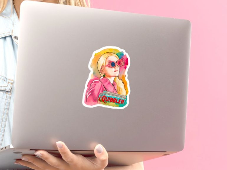 Harry Potter Luna 1 stiker za laptop