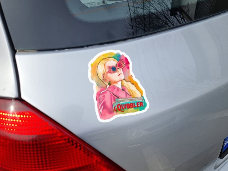 Harry Potter Luna 2 stiker za laptop