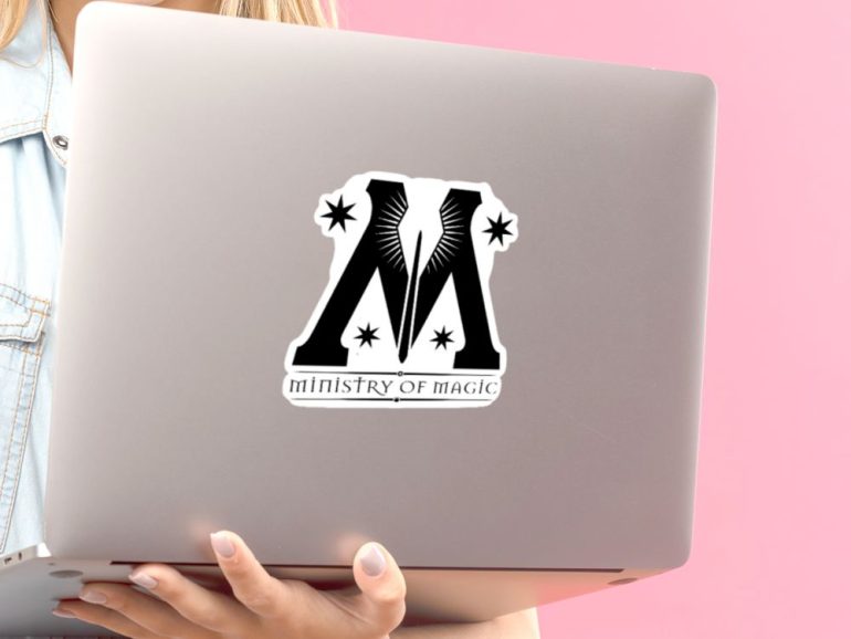Harry Potter Ministry 1 stiker za laptop
