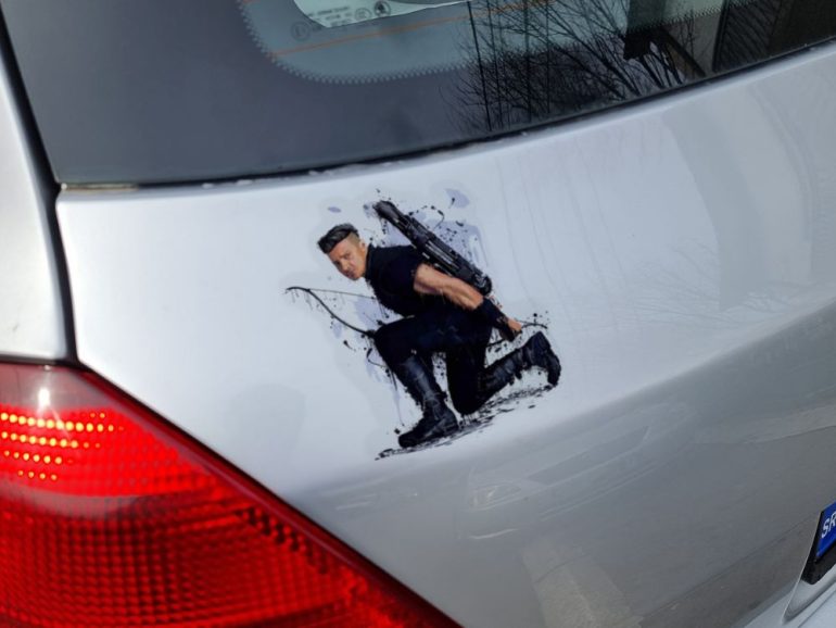 Hawkeye 2 stiker za laptop