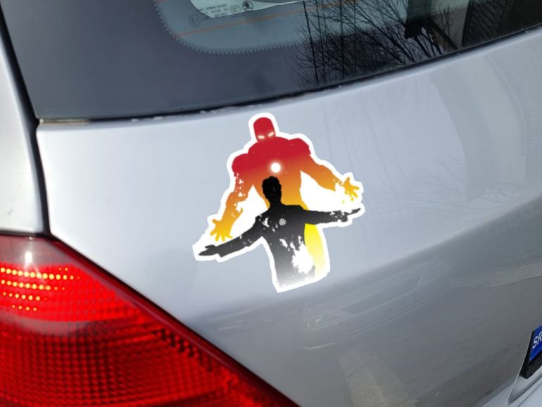 Iron Man 2 stiker za laptop