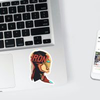 Iron Man Min 3 stiker za laptop
