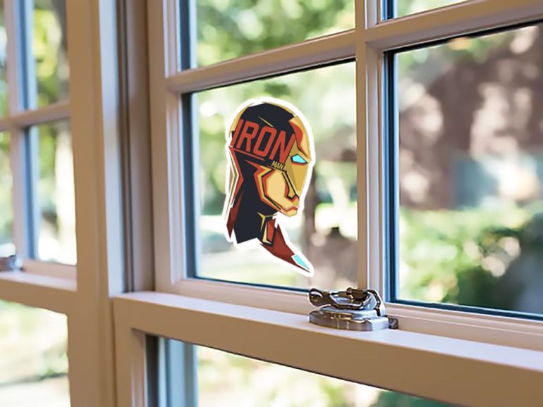 Iron Man Min 4 stiker za laptop