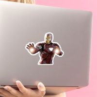 Iron Man Photo 1 stiker za laptop