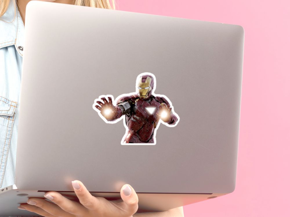 Iron Man Photo 1 stiker za laptop Iron Man Photo 1 stiker za laptop