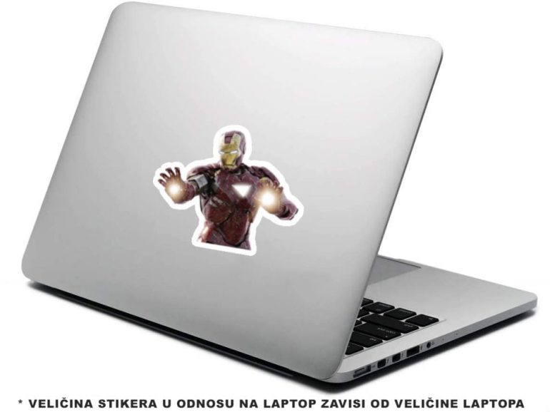 Iron Man Photo 5 stiker za laptop