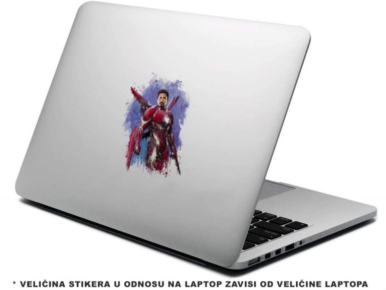 IronMan Splash 5 stiker za laptop