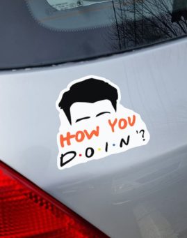 Joey How You Doin 2 stiker za laptop