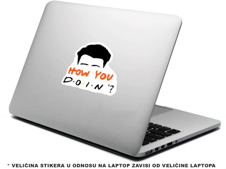 Joey How You Doin 5 stiker za laptop