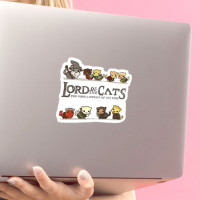LOTR Lord of Cats 1 stiker za laptop