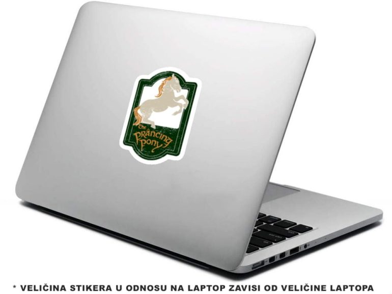 LOTR Prancing Pony 5 stiker za laptop