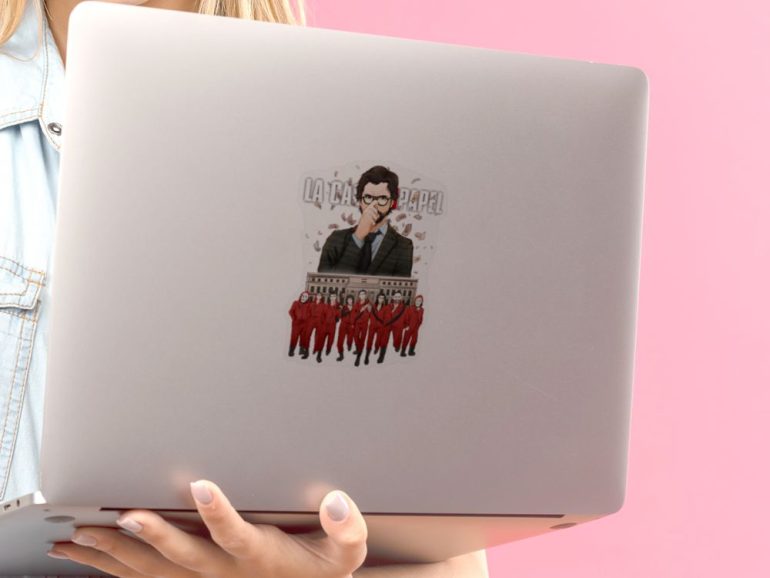 La Casa De Papel 1 stiker za laptop