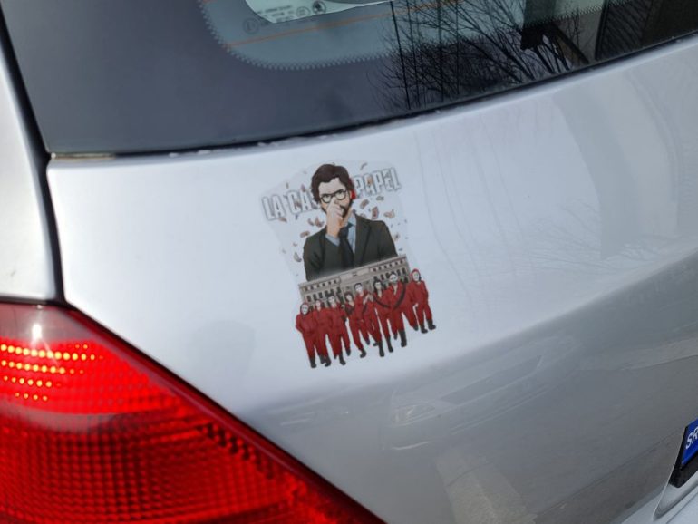La Casa De Papel 2 stiker za laptop
