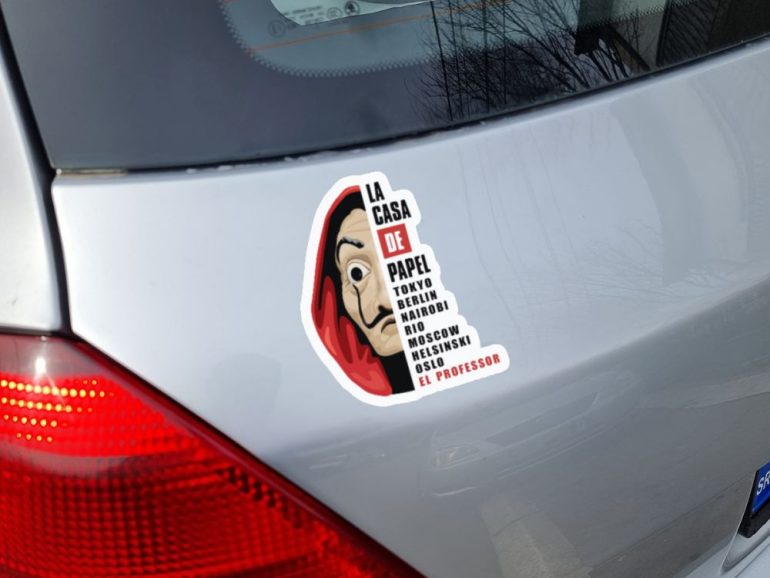 La Casa De Papel Imena 2 stiker za laptop