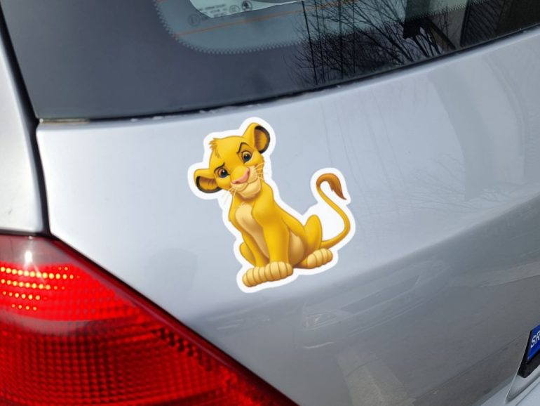 Lion King Simba 2 stiker za laptop
