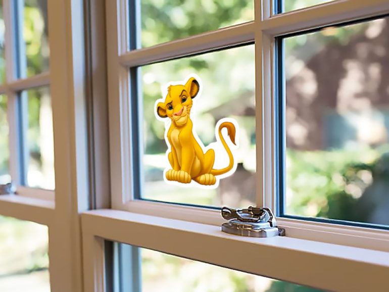 Lion King Simba 4 stiker za laptop