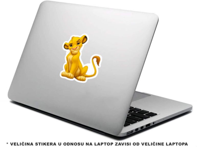 Lion King Simba 5 stiker za laptop