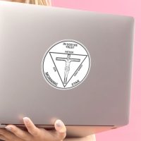 Lucifer Coin Napred 1 stiker za laptop