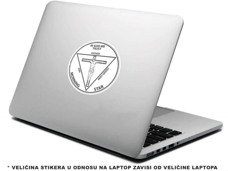 Lucifer Coin Napred 5 stiker za laptop
