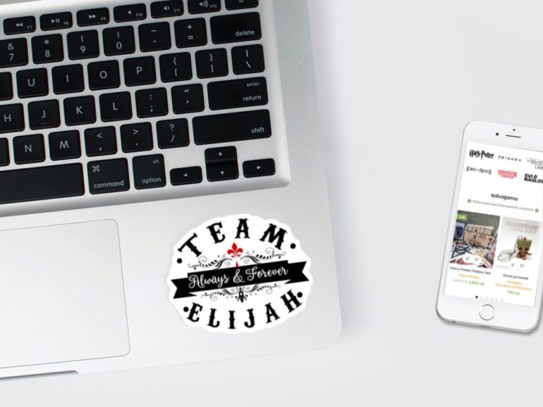 Originals Team Elijah 3 stiker za laptop