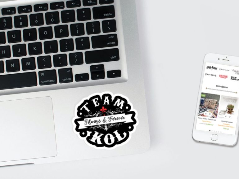 Originals Team Kol 3 stiker za laptop