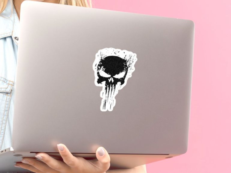 Punisher 1 stiker za laptop