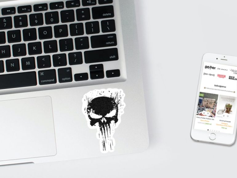 Punisher 3 stiker za laptop