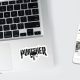 Punisher logo 3 stiker za laptop