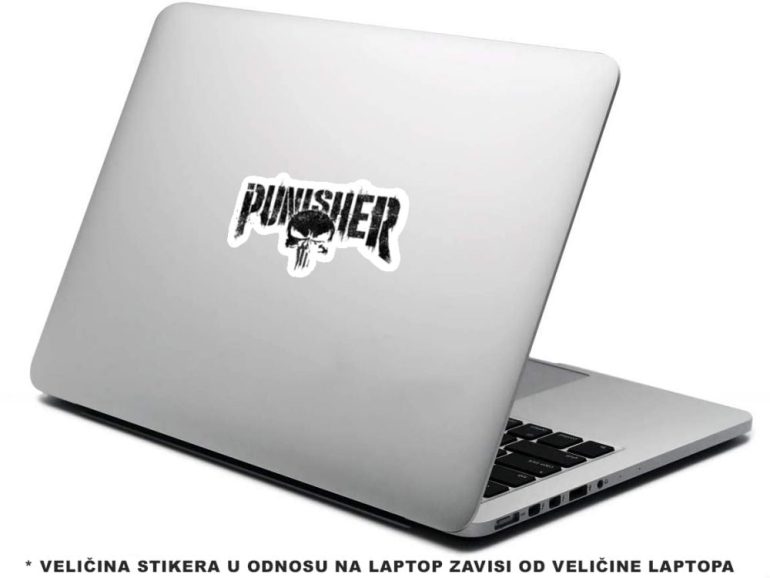 Punisher logo 5 stiker za laptop