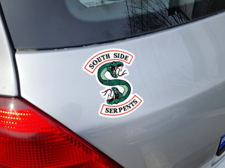 Riverdale Serpents 2 stiker za laptop