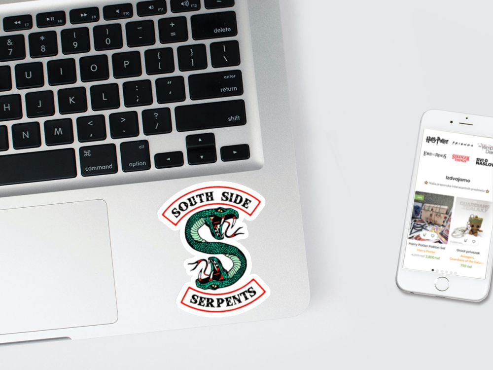 Riverdale Serpents 3 stiker za laptop Riverdale Serpents 3 stiker za laptop