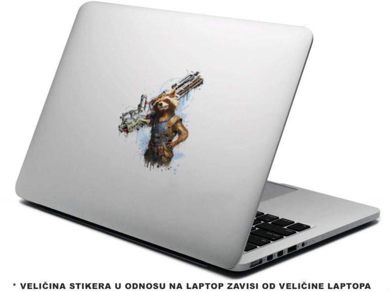 Rocket Racoon 5 stiker za laptop