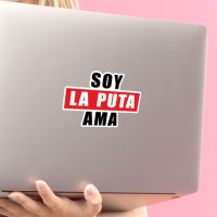 Soy La Puta Ama 1 stiker za laptop