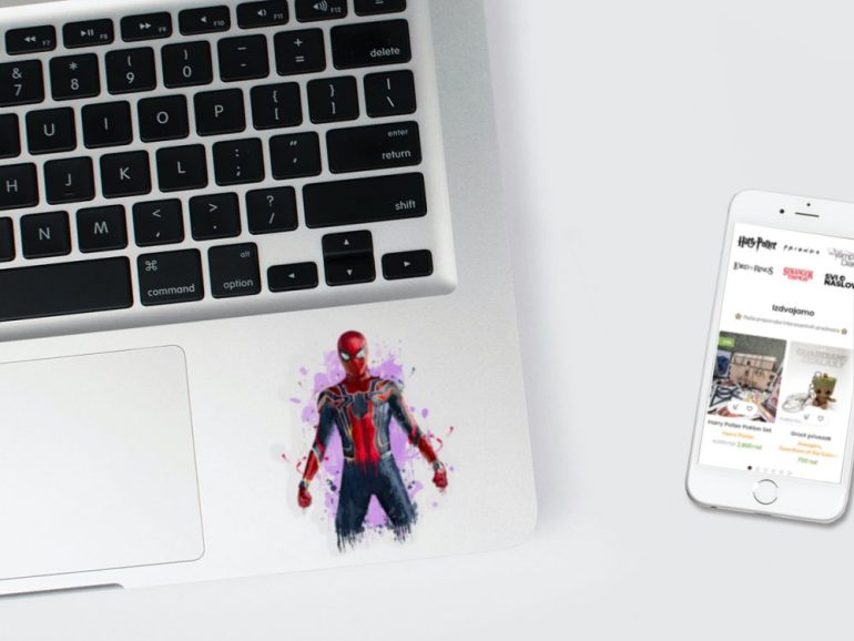 Spiderman 3 stiker za laptop