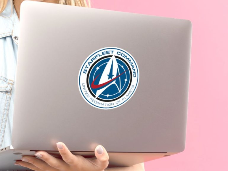 Star Trek Starfleet 1 stiker za laptop