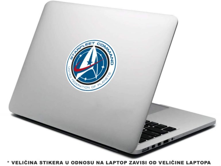Star Trek Starfleet 5 stiker za laptop