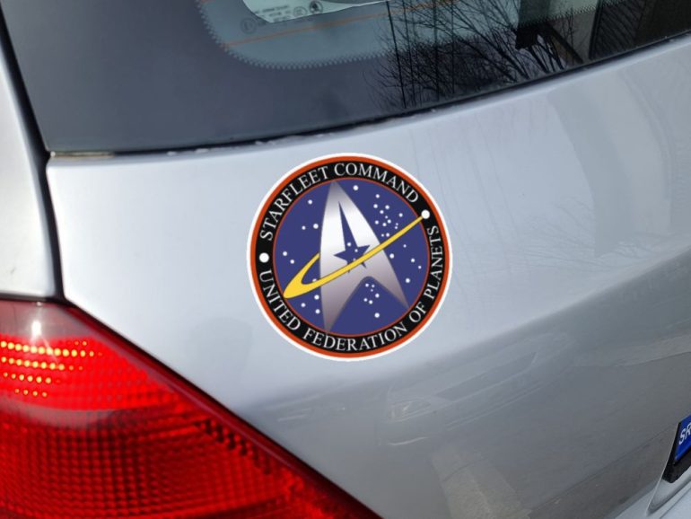 Star Trek Starfleet Command 2 stiker za laptop