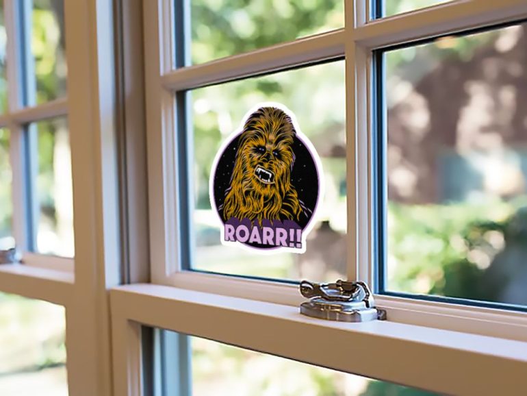 Star Wars Chewbacca 4 stiker za laptop