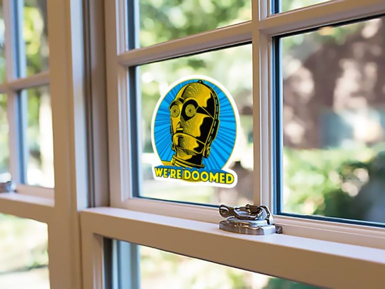 Star Wars Doomed 4 stiker za laptop
