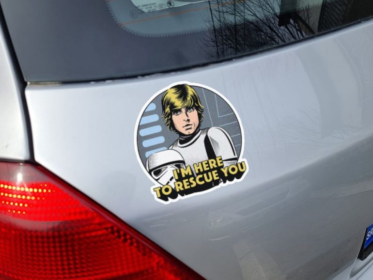 Star Wars Rescue 2 stiker za laptop