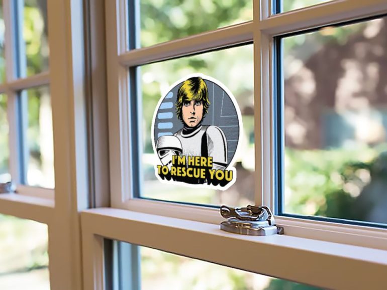 Star Wars Rescue 4 stiker za laptop