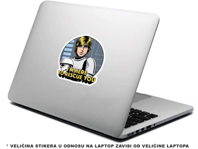 Star Wars Rescue 5 stiker za laptop