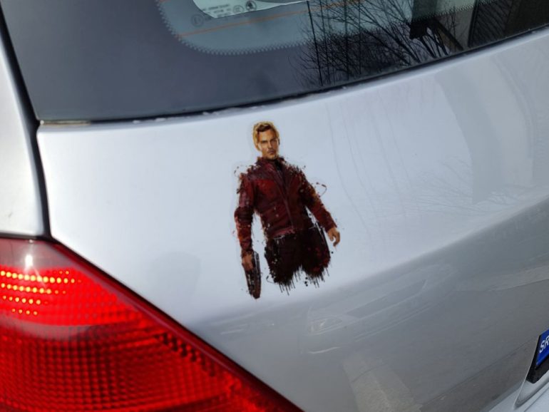 Starlord 2 stiker za laptop