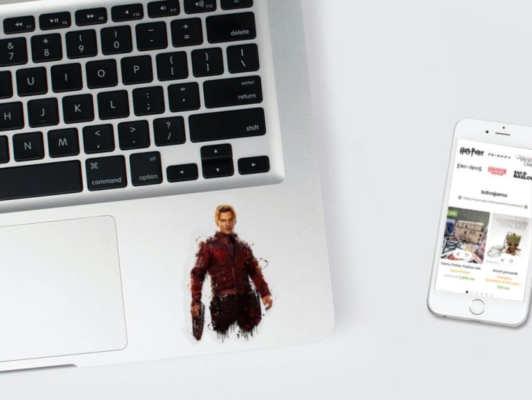 Starlord 3 stiker za laptop