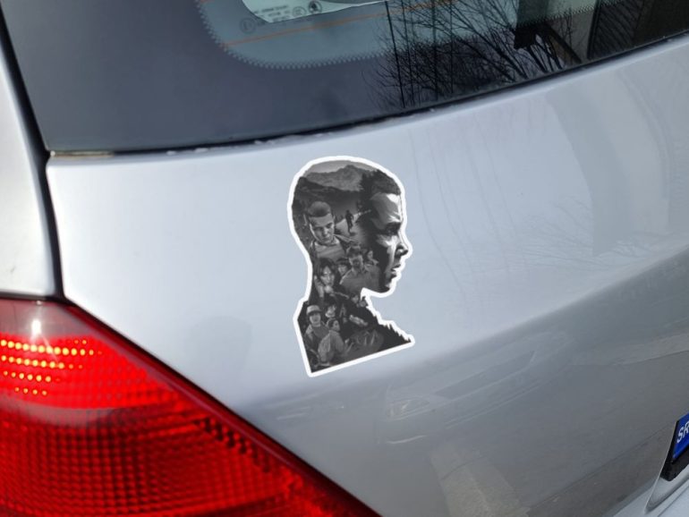 Stranger Things Eleven 2 stiker za laptop