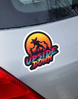 Stranger Things Upside Down 2 stiker za laptop